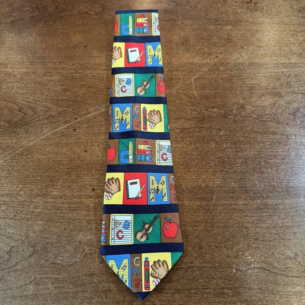 Renaissance Mens Teacher Tie,‎ Math, Coach, Music, English, Back To School